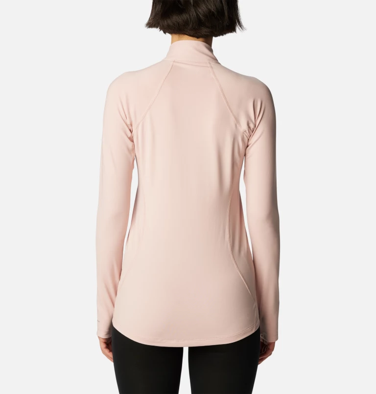 Women’s Omni-Heat™ Midweight Baselayer Half Zip Dusty Pink