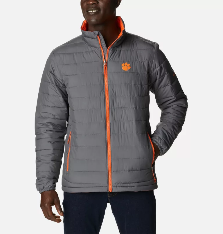 Men's Collegiate Powder Lite™ Jacket - Clemson CLE - City Grey
