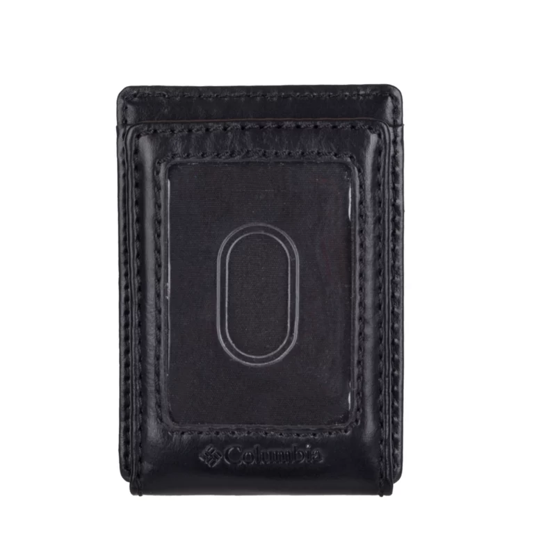 Men's RFID Magnetic Front Wallet Black