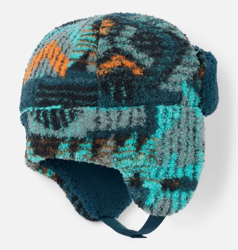 Kids' Rugged Ridge™ Sherpa Trapper Hat Night Wave Pathways