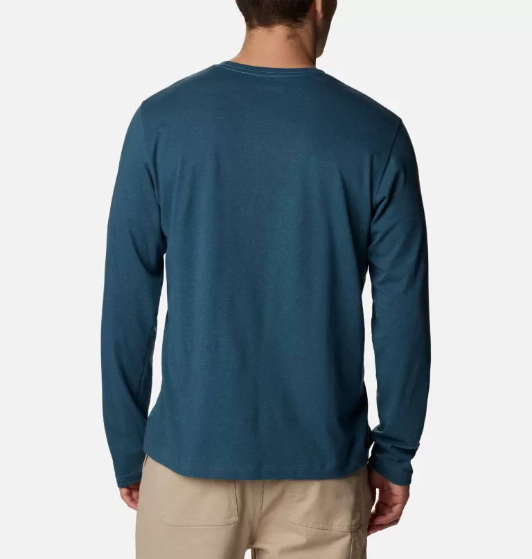 Men's Thistletown Hills™ Long Sleeve Logo T-Shirt - Tall Night Wave Heather