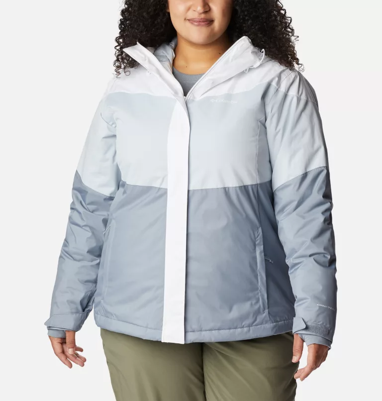 Women's Tipton Peak™ II Insulated Jacket - Plus Size Black,White,Dark Stone
