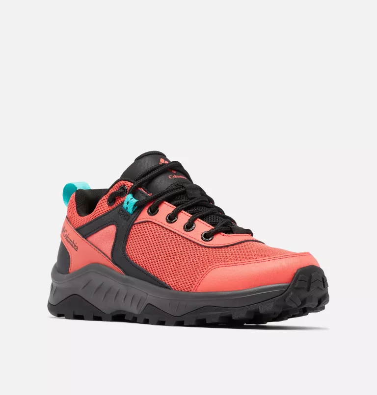 Women's Trailstorm™ Ascend Waterproof Shoe - Wide Red Coral,Bright Aqua
