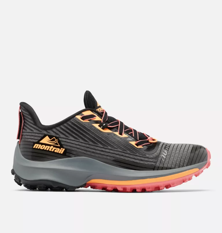 Women's Montrail™ Trinity AG™ Trail Running Shoe Black,Orange Glow