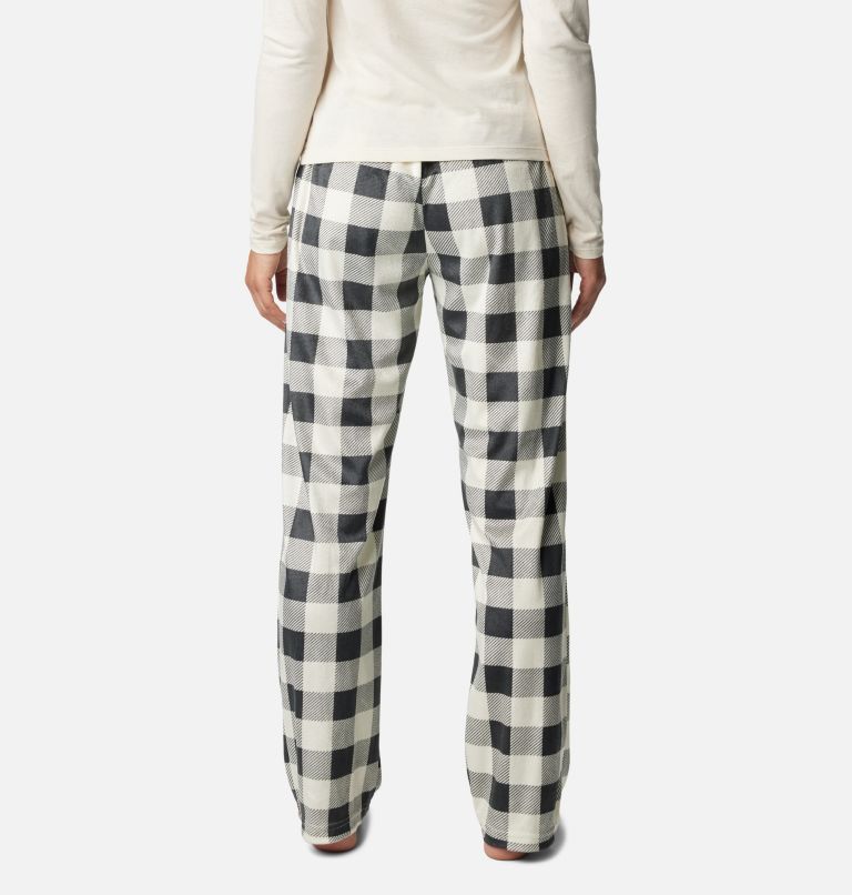 Women's Minky Fleece Plaid PJ Pants Buffalo Plaid Shark