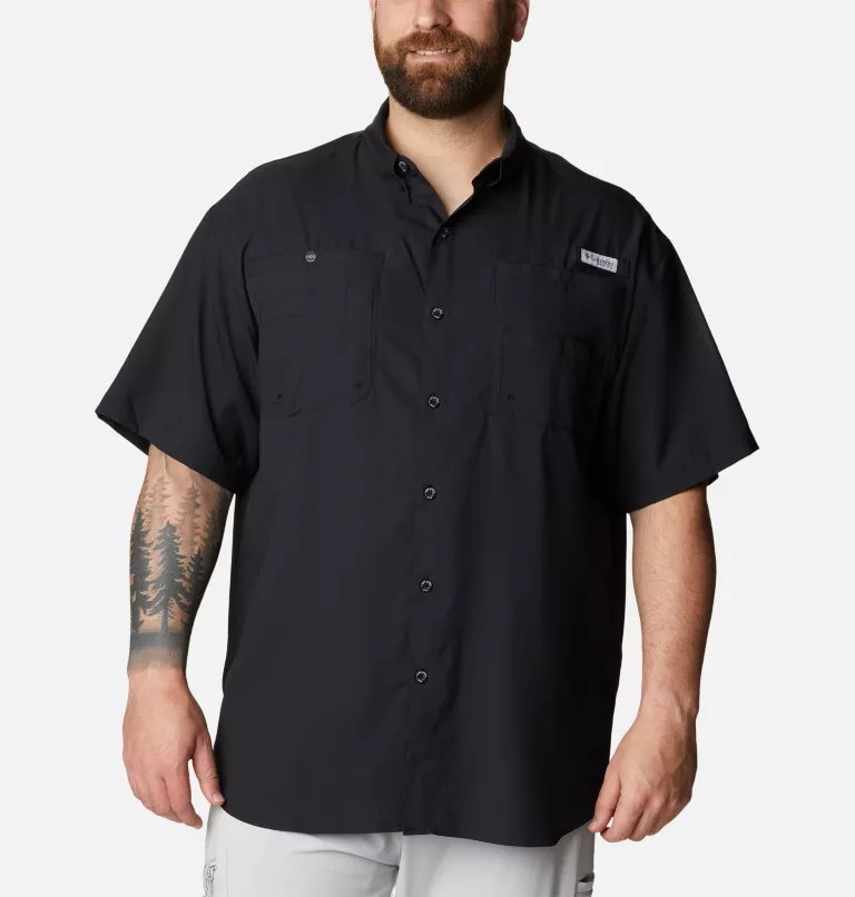 Men’s PFG Tamiami™ II Short Sleeve Shirt - Big Black