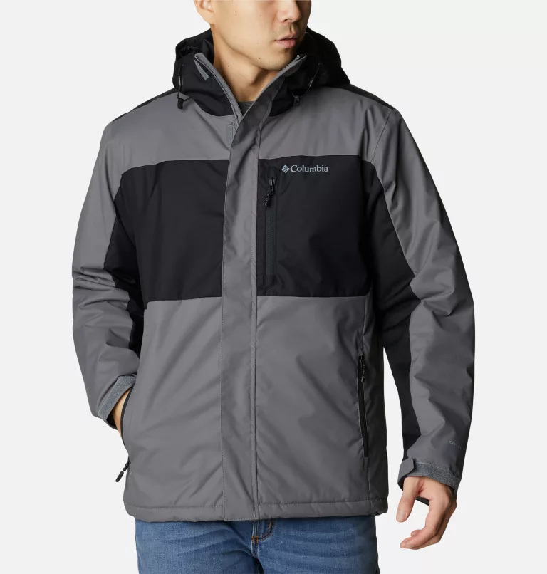 Men's Tipton Peak™ II Insulated Rain Jacket - Tall City Grey,Black