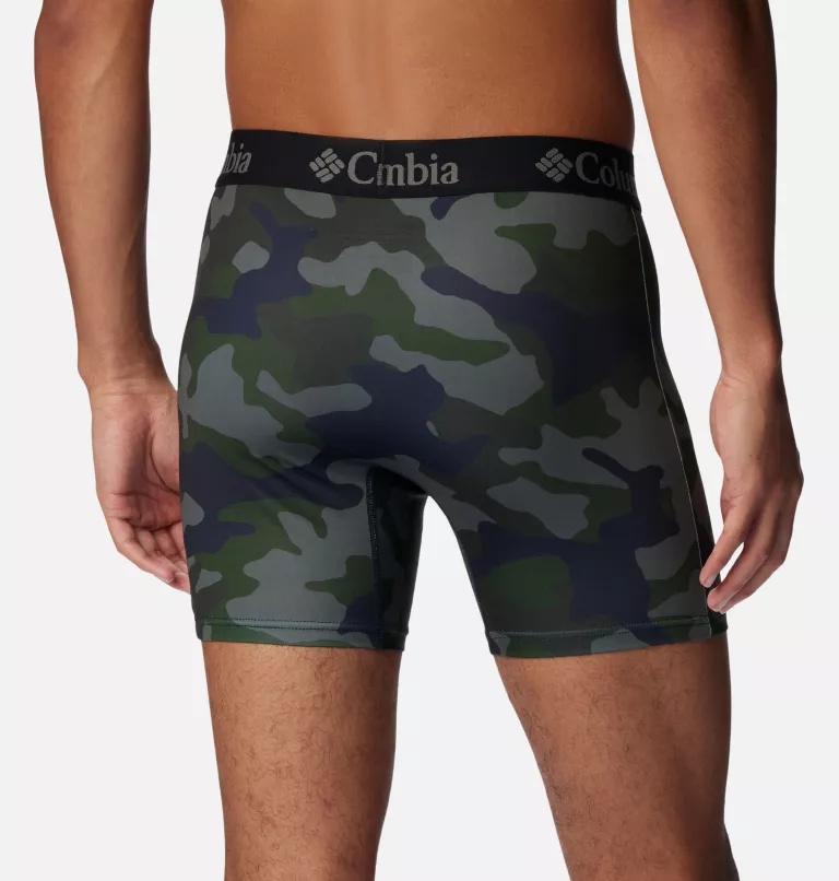 Men's Printed Stretch Boxer Brief - 3pk Camo/Black/Stone Green
