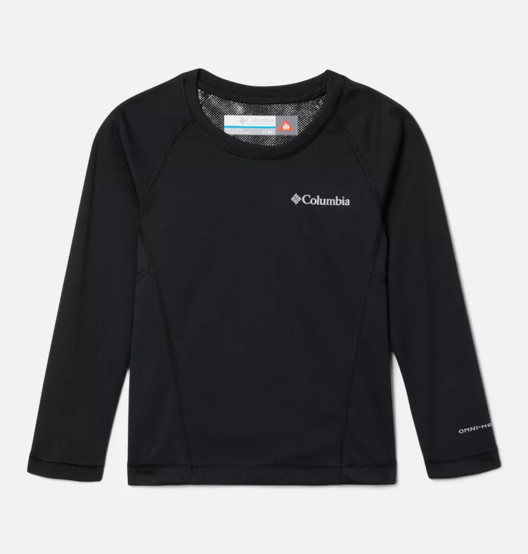 Toddler Omni-Heat™ Midweight Baselayer Crew Black