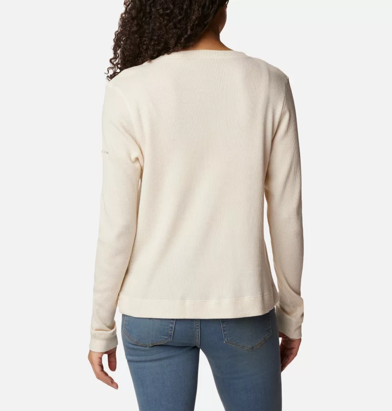 Women's Holly Hideaway™ Waffle Long Sleeve Shirt Chalk