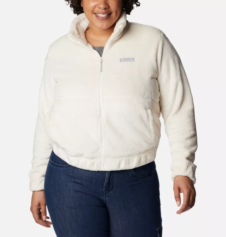 Women's Fire Side™ Full Zip Jacket - Plus Size Chalk