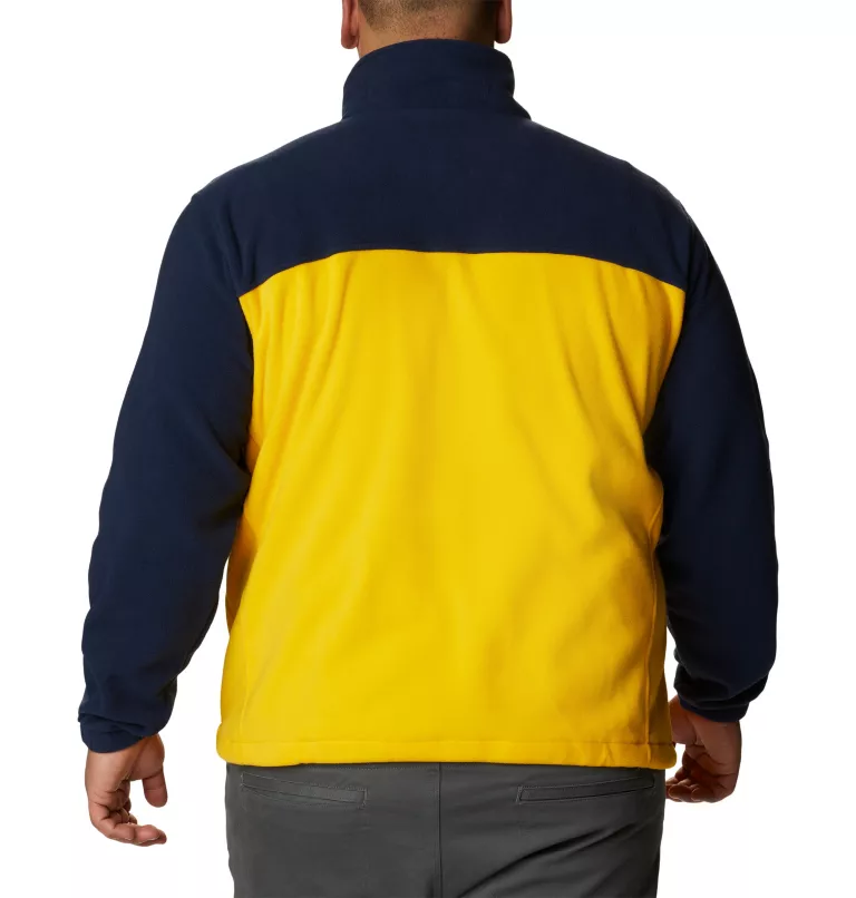 Men's Collegiate Flanker™ III Fleece Jacket - Big - Michigan UM - Collegiate Navy,Collegiate Yellow