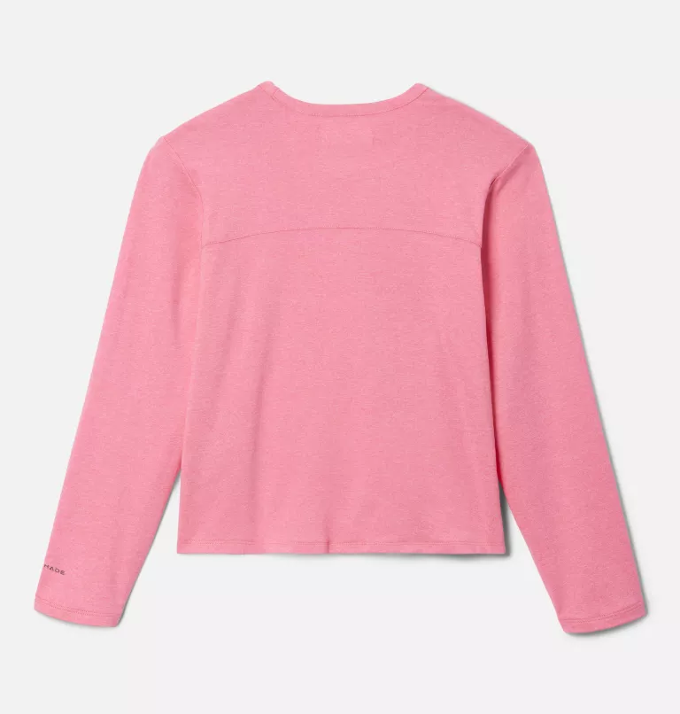 Girls' Tech Trail™ Long Sleeve Shirt Camellia Rose