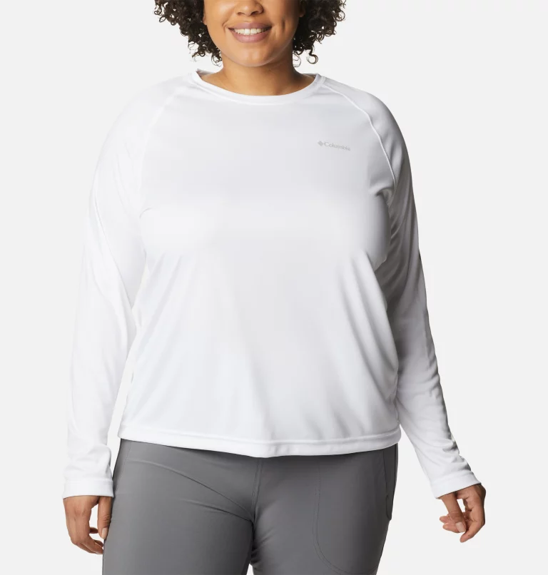 Women's Fork Stream™ Long Sleeve Shirt - Plus Size White