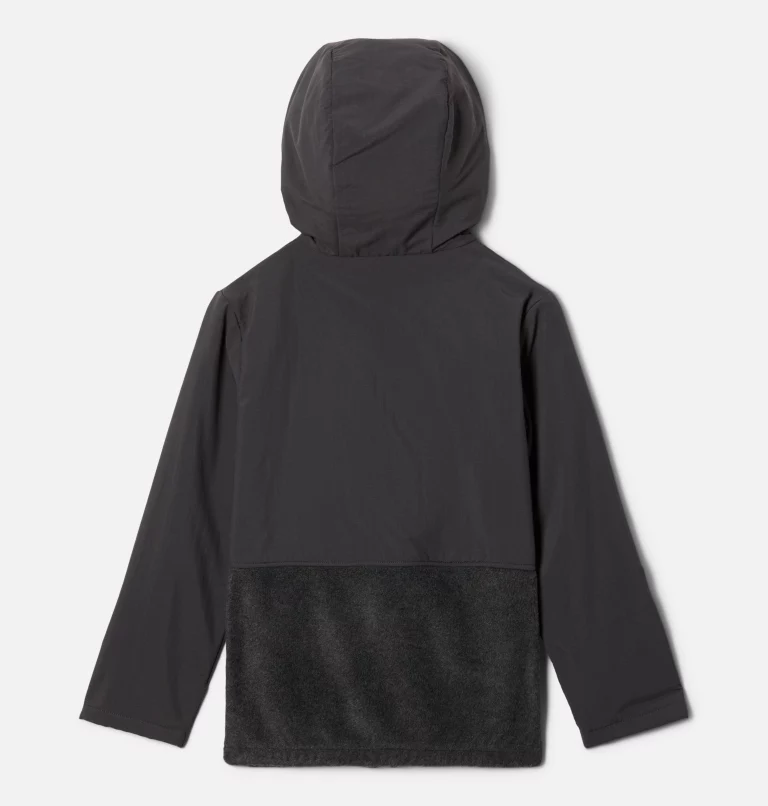 Boys' Steens Mtn™ Novelty Full Zip Hooded Fleece Charcoal Heather,City Grey,Shark