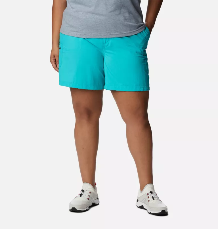 Women's Sandy River™ Cargo Shorts - Plus Size Bright Aqua