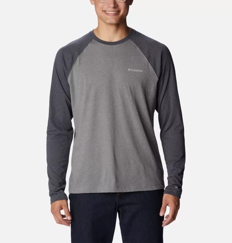 Men's Thistletown Hills™ Raglan Shirt City Grey Heather,Shark Heather