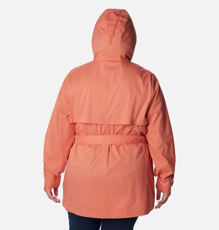 Women's Pardon My Trench™ Jacket – Plus Size Faded Peach
