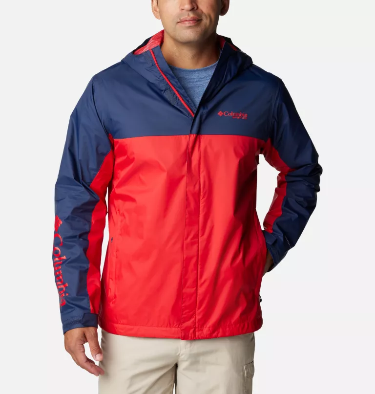Men's PFG Storm™ II Jacket Collegiate Navy,Red Spark