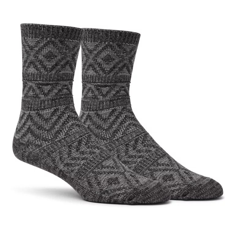 Women's Super Soft Mirco Poly Texture Sock Black