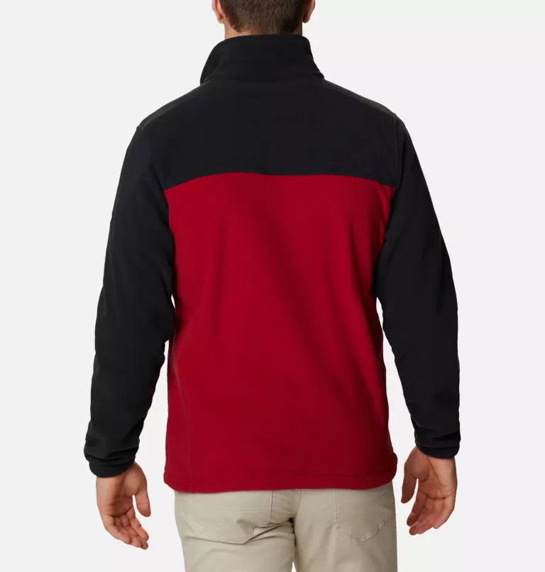 Men's Collegiate Flanker™ III Fleece Jacket - Alabama ALA - Black,Red Velvet