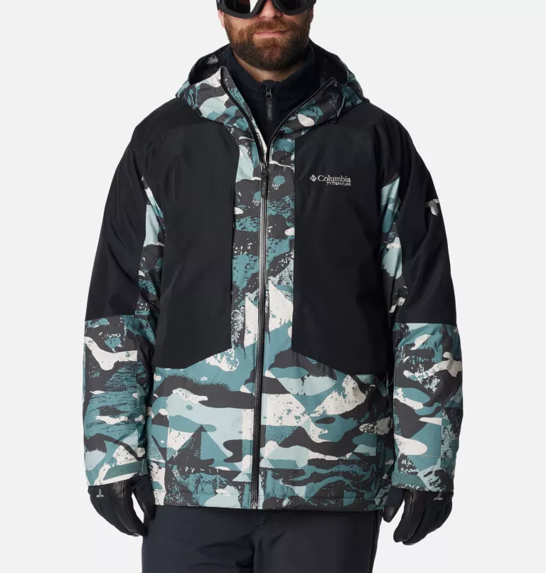 Men's Highland Summit™ Jacket - Big Metal Geoglacial Print,Black