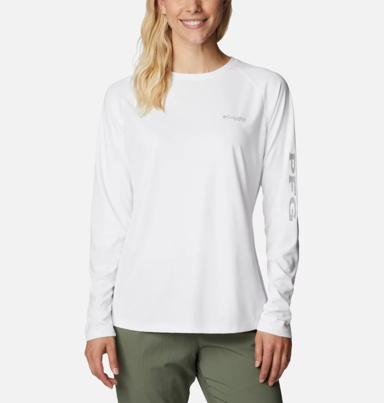 Women’s PFG Tidal Deflector™ Long Sleeve Shirt White