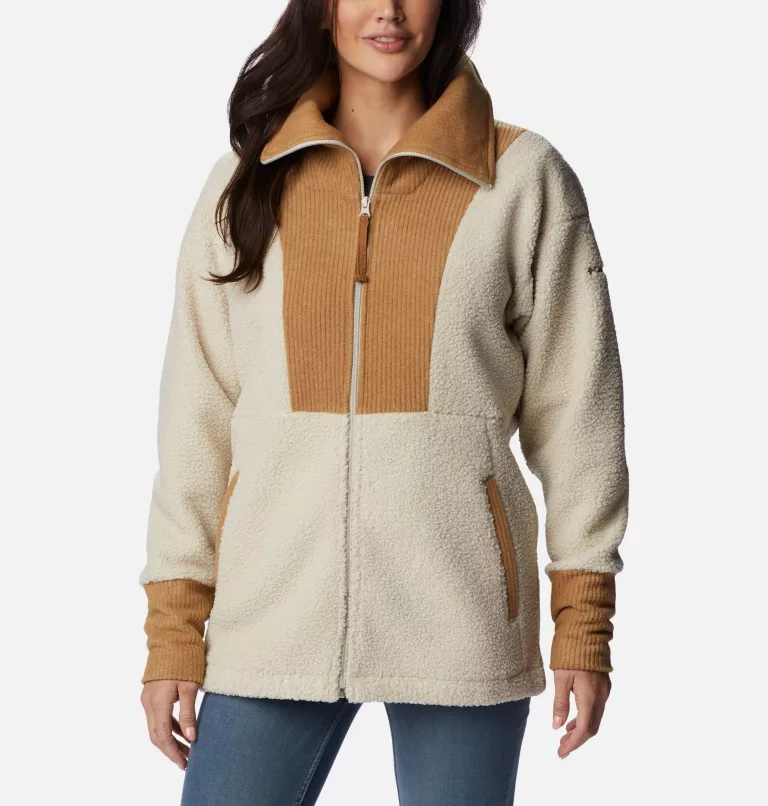 Women's Boundless Trek™ Fleece Full Zip Jacket Dark Stone,Camel Brown