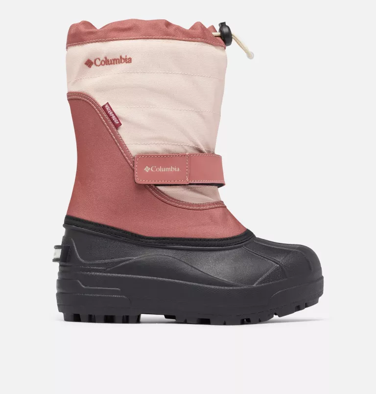Big Kids’ Powderbug™ Plus II Snow Boot Dusty Pink,Beetroot