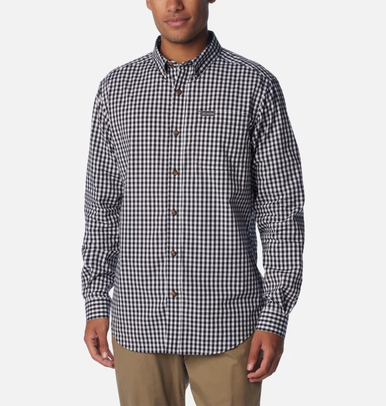 Men’s Rapid Rivers™ II Long Sleeve Shirt Black Everyday Gingham