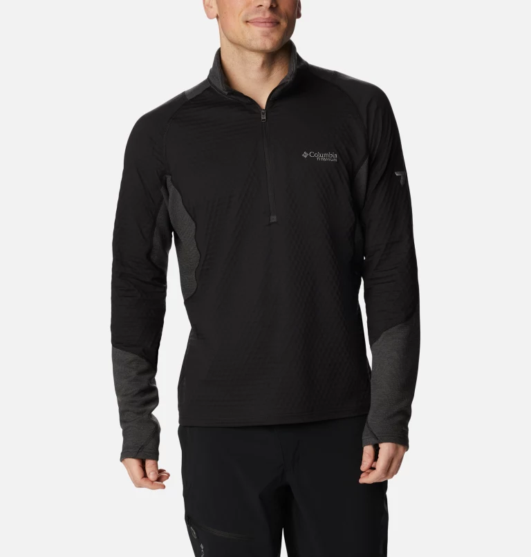 Men's Titan Pass™ Helix™ Half Zip Pullover Black