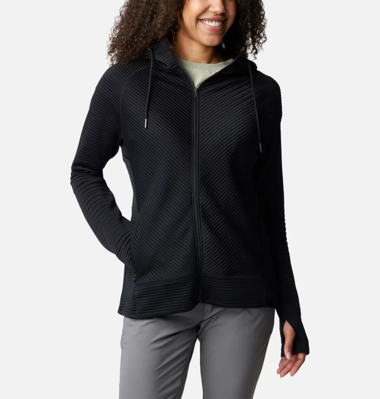 Women's Pack It Up Golf Full Zip Black