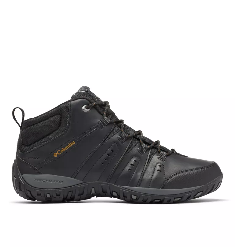 Men's Woodburn™ II Waterproof Omni-Heat™ Shoe Black,Goldenrod