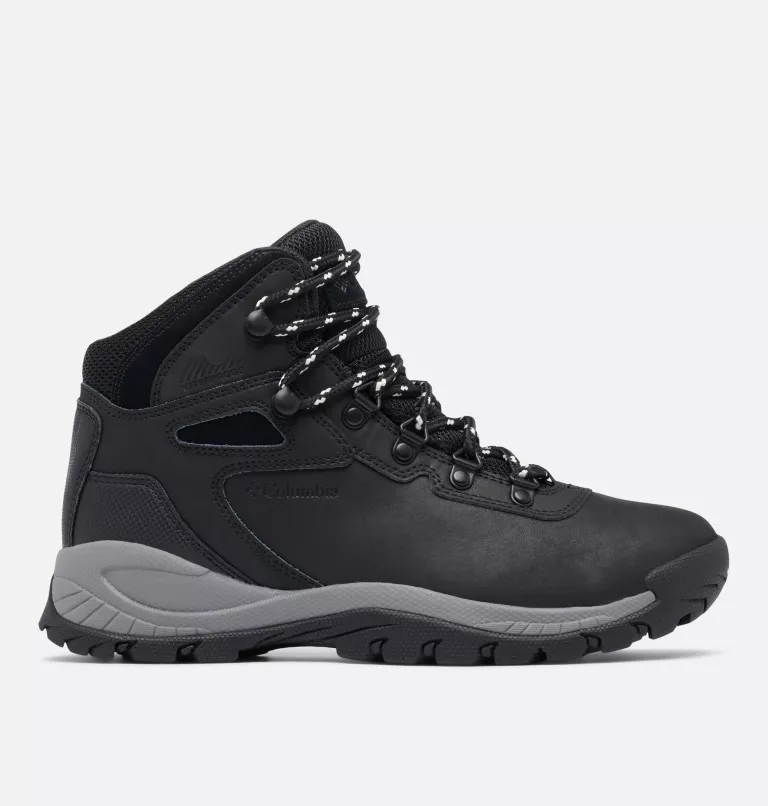 Women's Newton Ridge™ Plus Waterproof Hiking Boot - Wide Black,Chalk