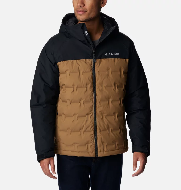 Men's Grand Trek™ II Down Hooded Jacket Delta,Black