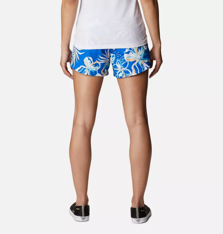 Women's PFG Super Tamiami™ Pull-On Shorts Blue Macaw Tropic Multilines