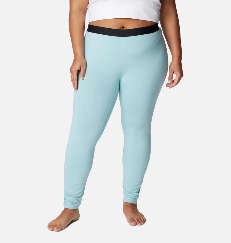 Women's Omni-Heat™ Midweight Baselayer Tights - Plus Size Aqua Haze