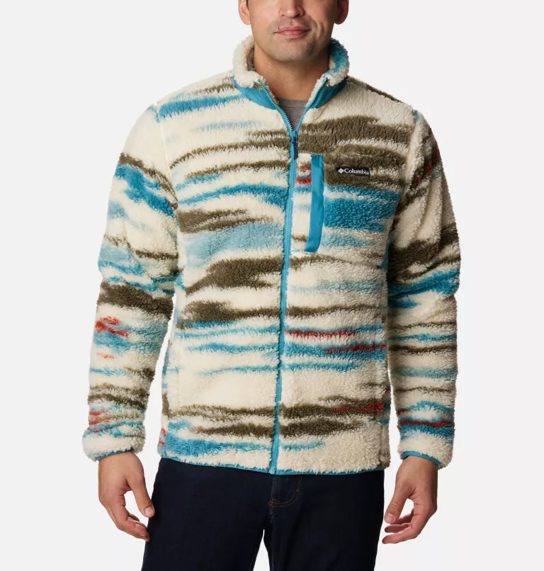 Men's Winter Pass™ Printed Fleece Jacket Chalk Skyscape Print