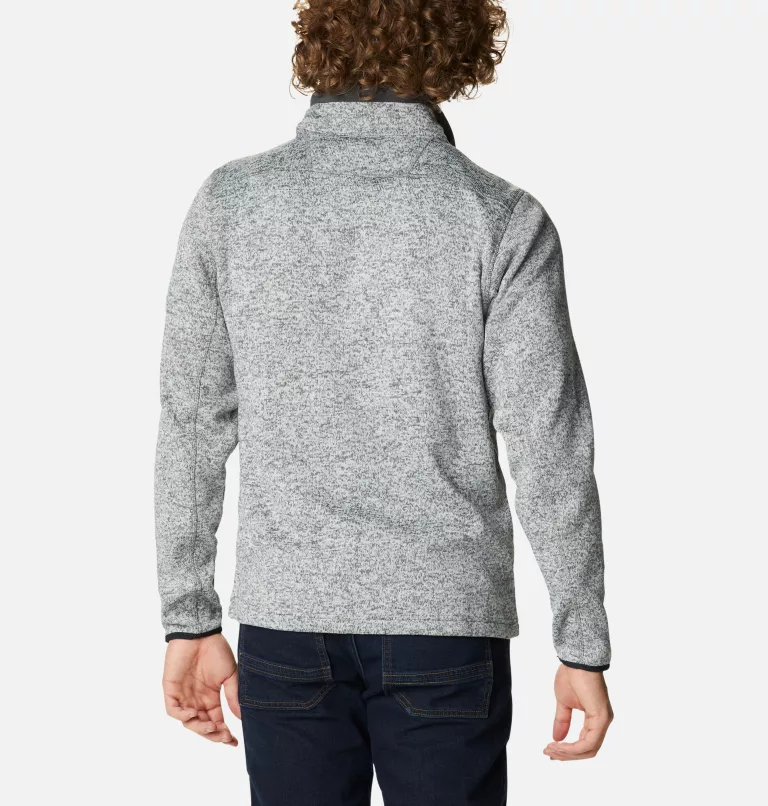 Men's Sweater Weather™ Fleece Half Zip Pullover City Grey Heather,Shark