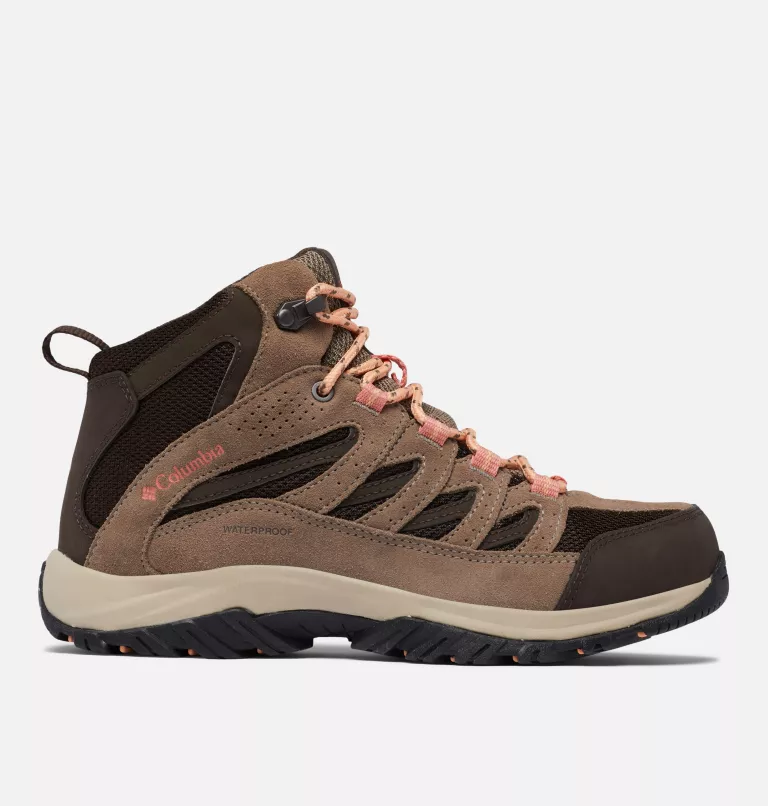 Women's Crestwood™ Mid Waterproof Hiking Boot Cordovan,Mud