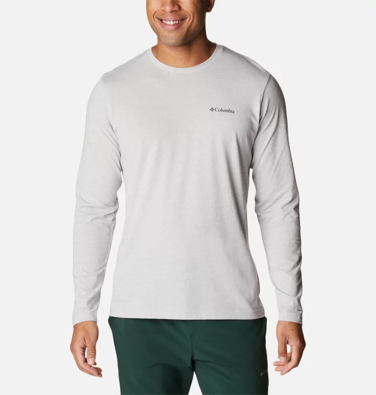 Men's Thistletown Hills™ Long Sleeve Crew Shirt Columbia Grey Heather