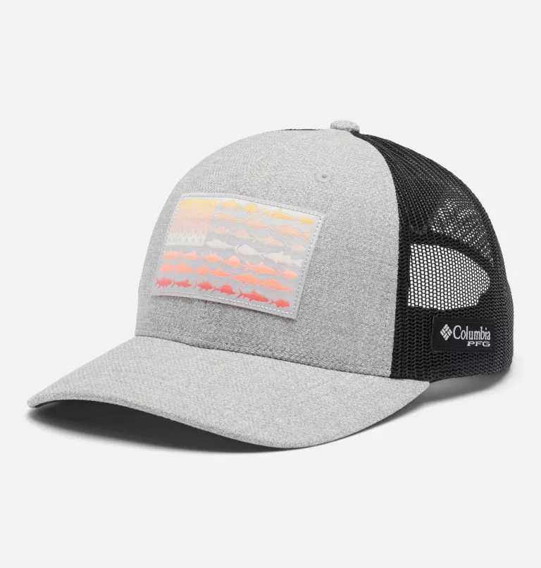 Women’s PFG Fish Flag™ Snapback Hat City Grey Heather,Black,Fish Flag