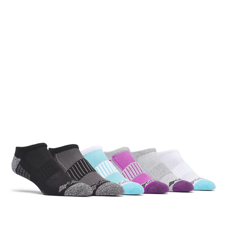 Women's Sport No-Show Sock - 6pk Multi Asst