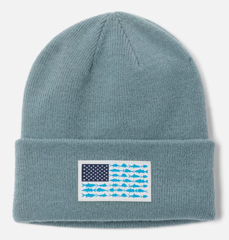 PFG Fish Flag™ Cuffed Beanie Tranquil Teal