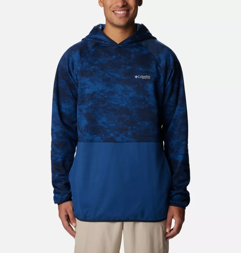 Men's PFG™ Super Terminal Fleece Hoodie Carbon PFG Camo,Carbon
