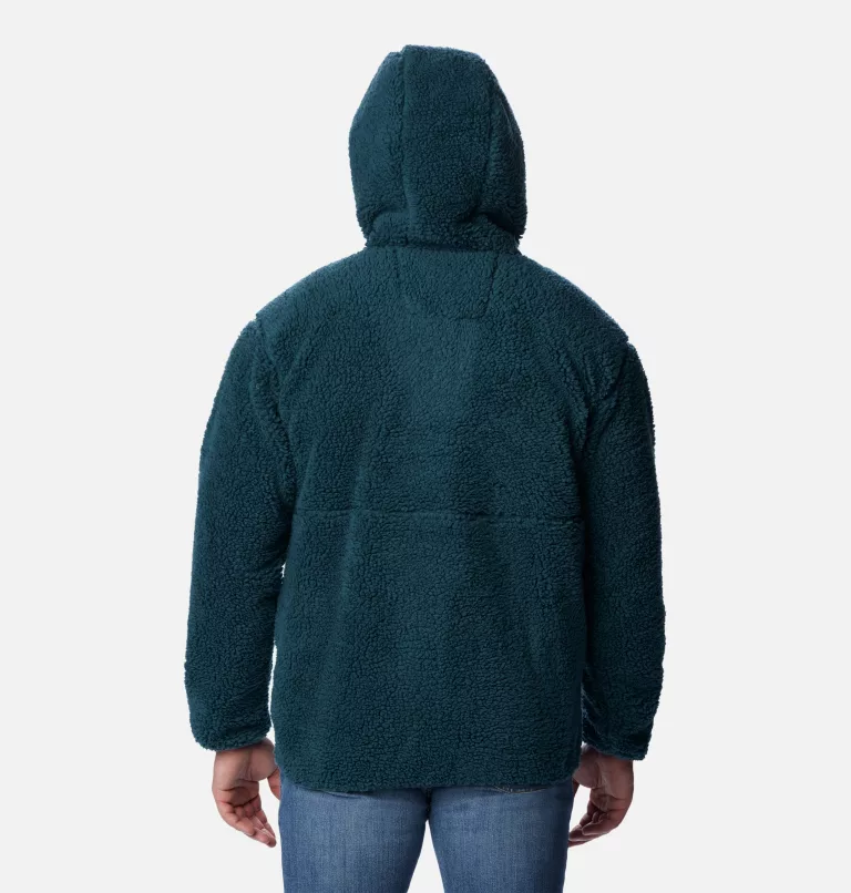 Men's Backbowl™ Sherpa Full Zip Hoodie Black,Dark Stone