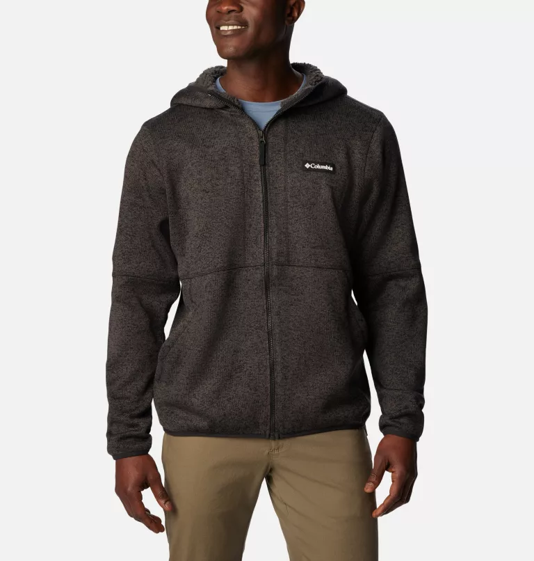 Men's Sweater Weather™ Full Zip Hoodie Black Heather