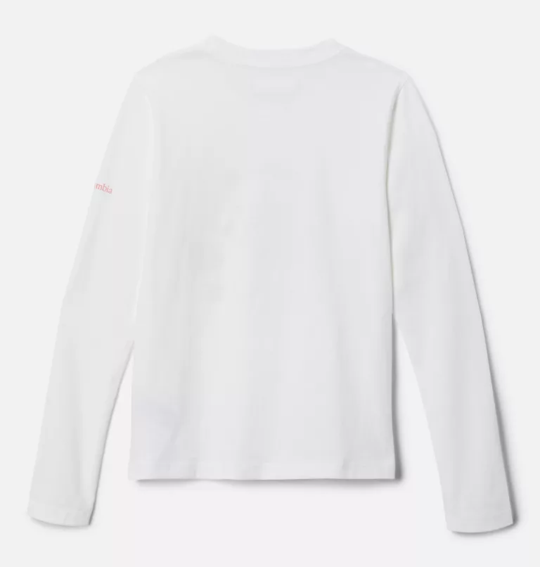 Girls' Hazeldel Hill™ Long Sleeve Graphic T-Shirt White,Flower Child