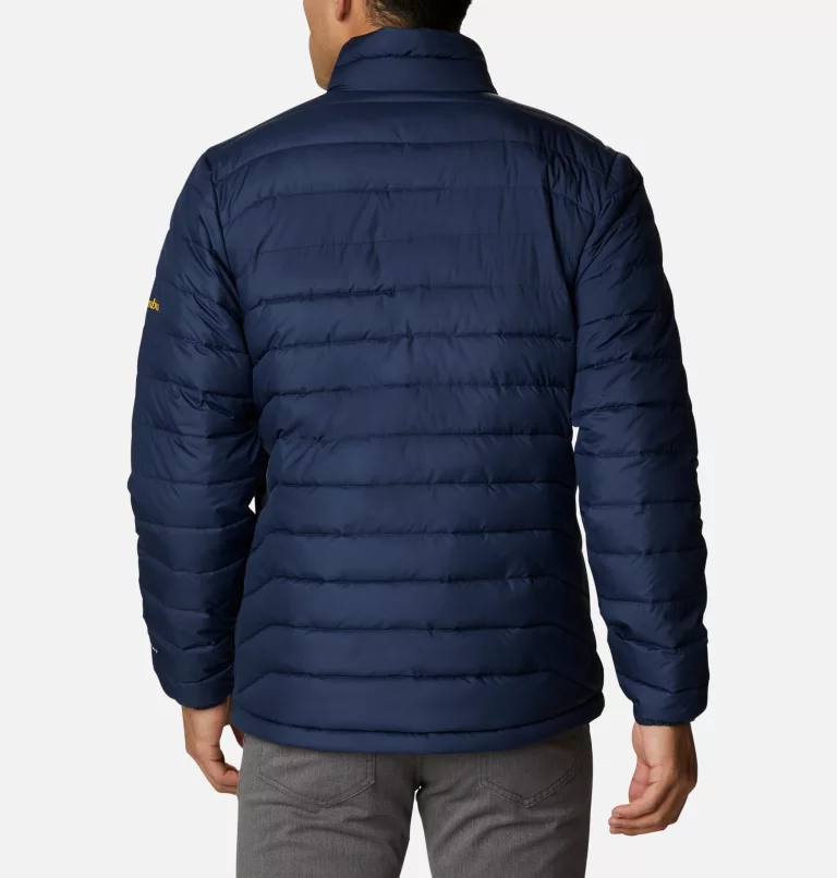Men's Collegiate Powder Lite™ Jacket - Michigan UM - Collegiate Navy