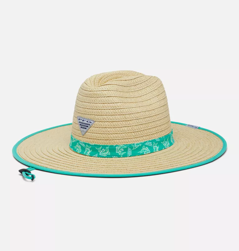PFG Baha™ Straw Hat Circuit Triangler Print